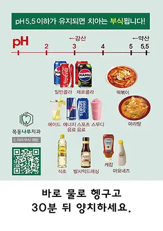 치아 부식 예방 포스터